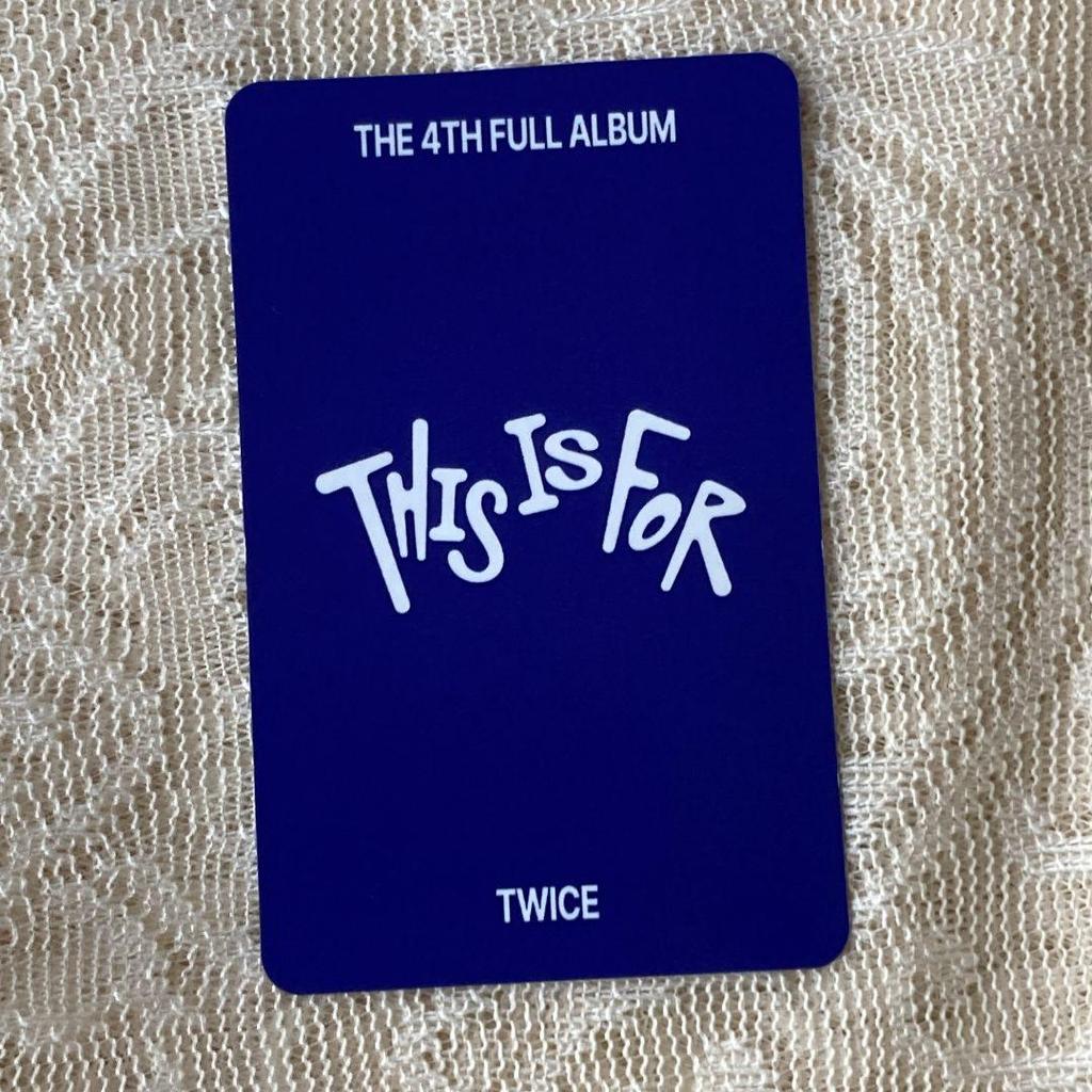 [USED] TWICE 7/13 THIS IS FOR Popular Songs Dahyun Sanok Trading Card