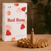 Incense Cones Red Rose, 15 Pack Stamford