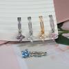 Stainless Steel Belly Button Stud with Hollowed-out Bow-shaped Belly Button Accessory