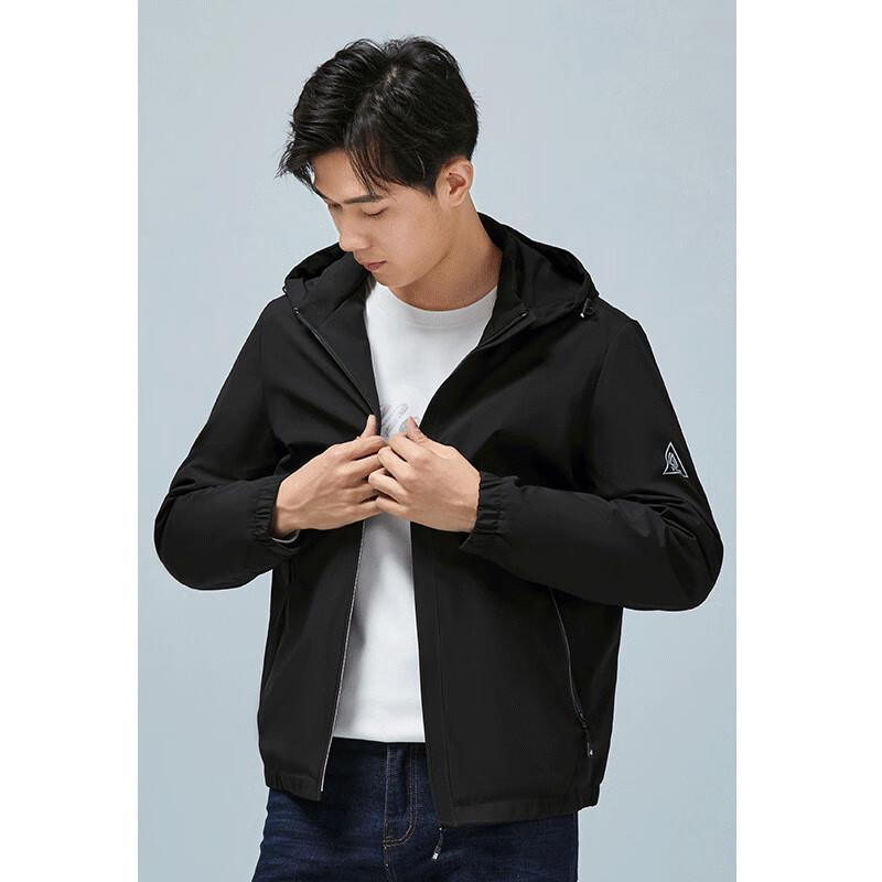 FMYG8850 Men's Detachable Hooded Business Casual Jacket