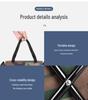 Portable Folding Stool with Storage Bag and Backrest - Outdoor Art Student Bench for Fishing