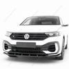 Per VW T-Roc MK1 A11 TSI/R 2019-2021 Pre-Lci 3 Pezzi Stile Maxton Spoiler Labbra Paraurti Anteriore Splitter Diffusore Kit Carrozzeria Retrofit