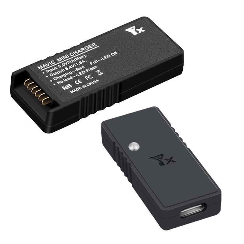 USB nabíječka Type-C rychlonabíjecí dronová nabíječka pro kvadrokoptéru DJI Mavic Mini RC