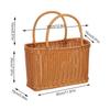 Wicker Storage Basket Handheld Shopping Basket Storage Basket For Outdoor Picnic And Home Use