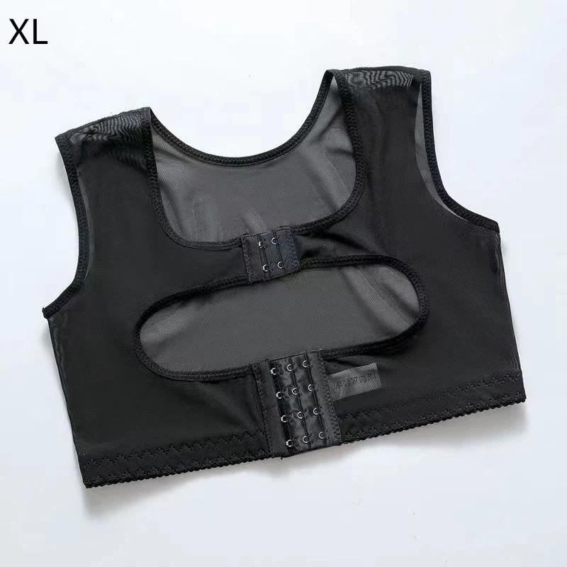 

Invisible Body Shaper Corset Women Chest Posture Corrector Belt Back Shoulder Support Brace Women S Tube Top Lingerie Plus Size XL чорний