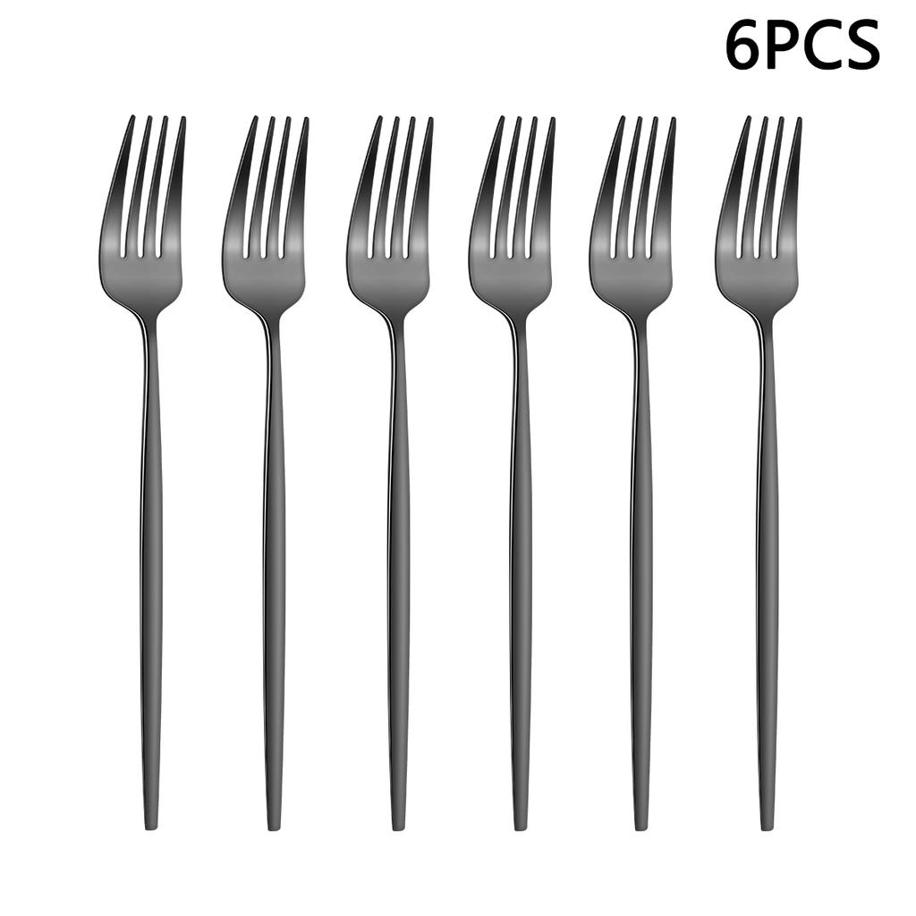4/6/16/24pcs Home Portuguese Style Cutlery Set Restaurant Hotel Steak Knife Fork Spoon Dessert Spoon