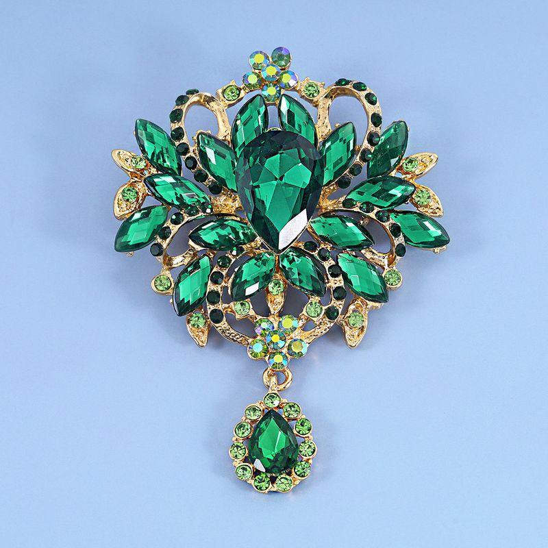 

Best Seller in Europe and America Fashion High-Key Dignified Brooch High-End Exquisite Elegance Suit Dress Boutonniere Pin Fixed Fresh green