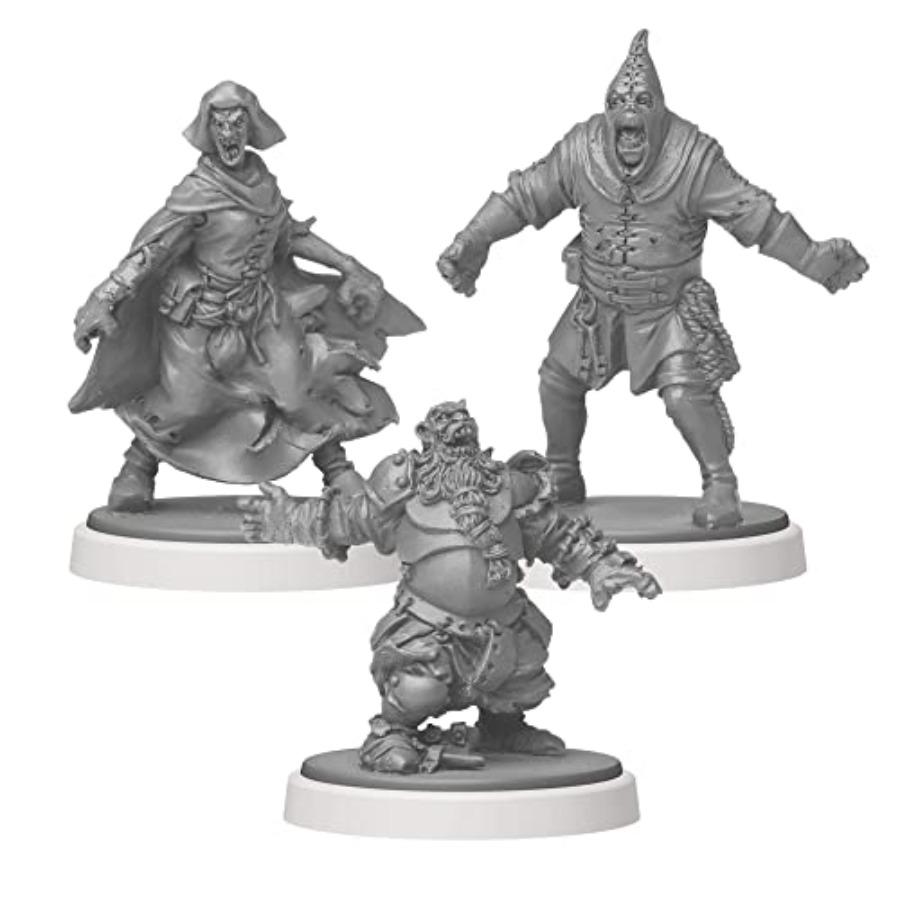 

Zombicide: Black Plague NPC1 Notorious Plagued Characters 20 Creepy Zombie Miniatures to Infest Your Game Cooperative Strategy United States