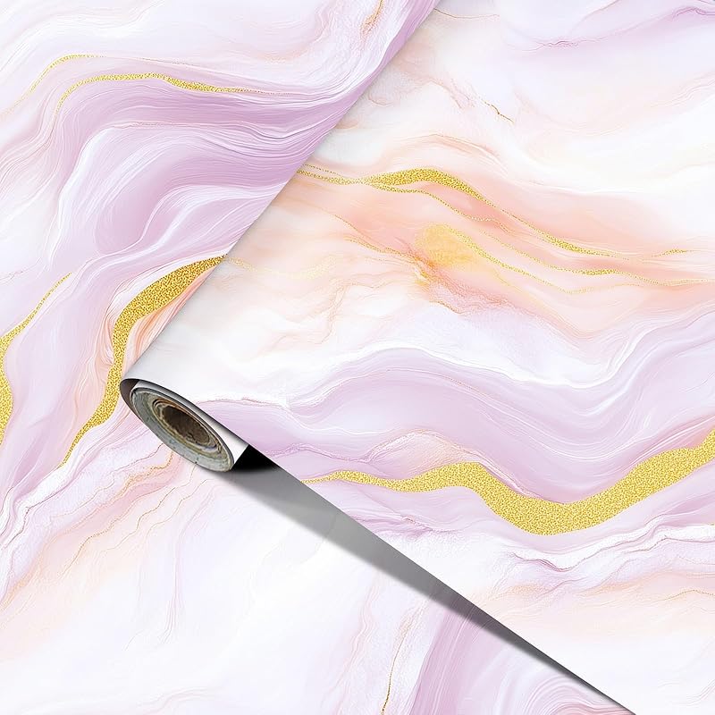 Schwarz Gold Marmor Tapete Marmor Kontaktpapier Vinyl Selbstklebend Abnehmbar Arbeitsplatte Peel and Stick Wandtapete für Renovierung Wand Arbeitsplatte