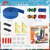 Latest Popular Children And Boys Stylish Diy Assembled Track Aluminum Car Gravity Inertial Slide Car Children'S Favorite Xmas Presents
