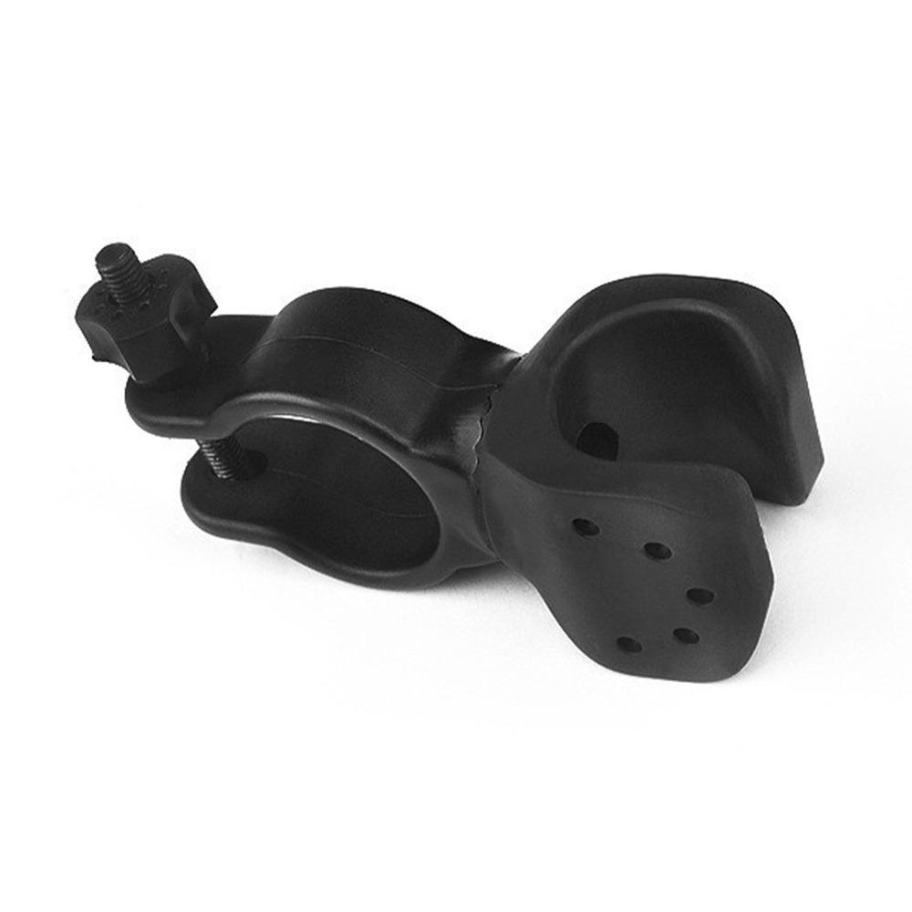 8PCS 360 Degree Rotation Bike Flashlight Mount Plastic Bicycle Flashlight Clip  Electric Wheelchair