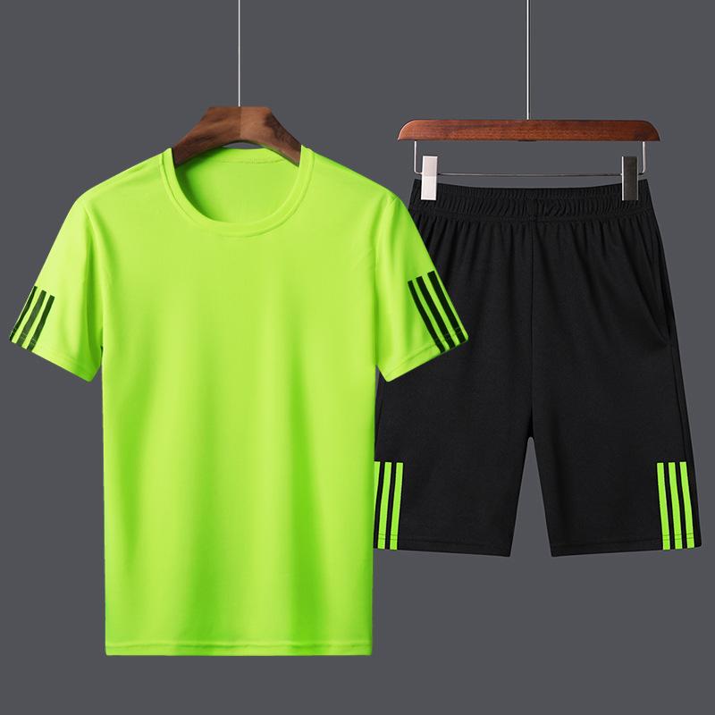 Shorts Sports Summer Short Sleeve Set