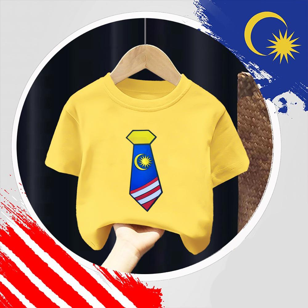 Children's short sleeved shirt with printed design, men's and women's T-shirt