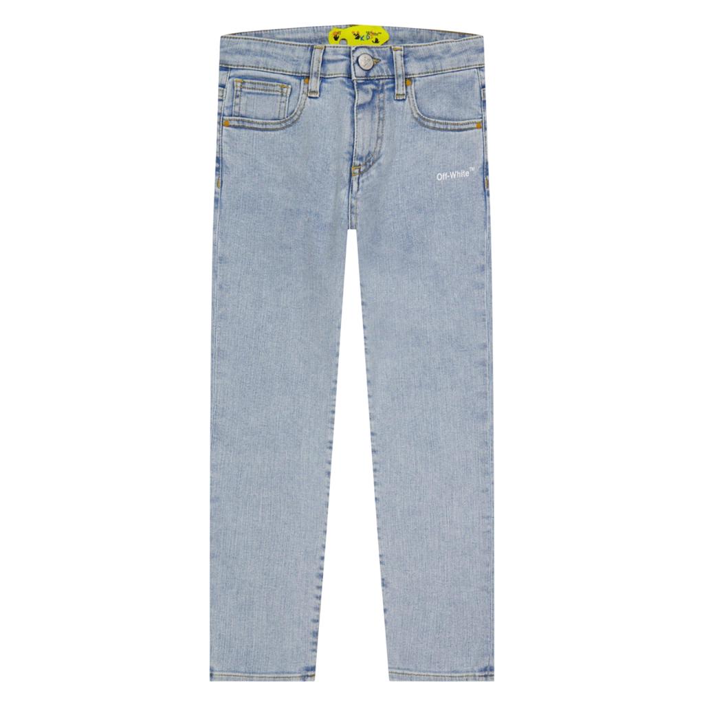 Off White Childrens/Kids Rubber Arrow Denim Jeans