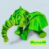 Creative Joints Movable Model Cute 3D Printing Elephant Figure Toys Home Decoration Ornaments Children Birthday Gift