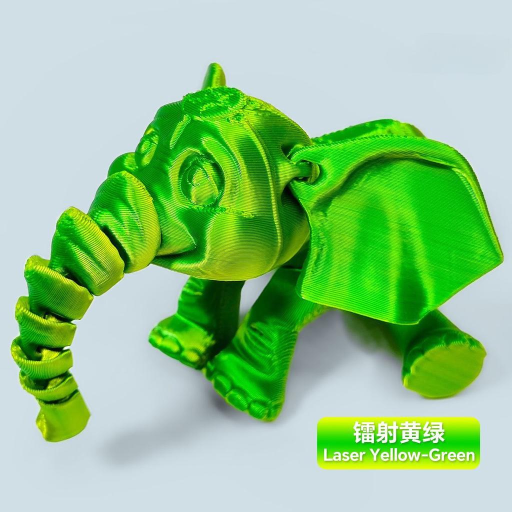 Creative Joints Movable Model Cute 3D Printing Elephant Figure Toys Home Decoration Ornaments Children Birthday Gift