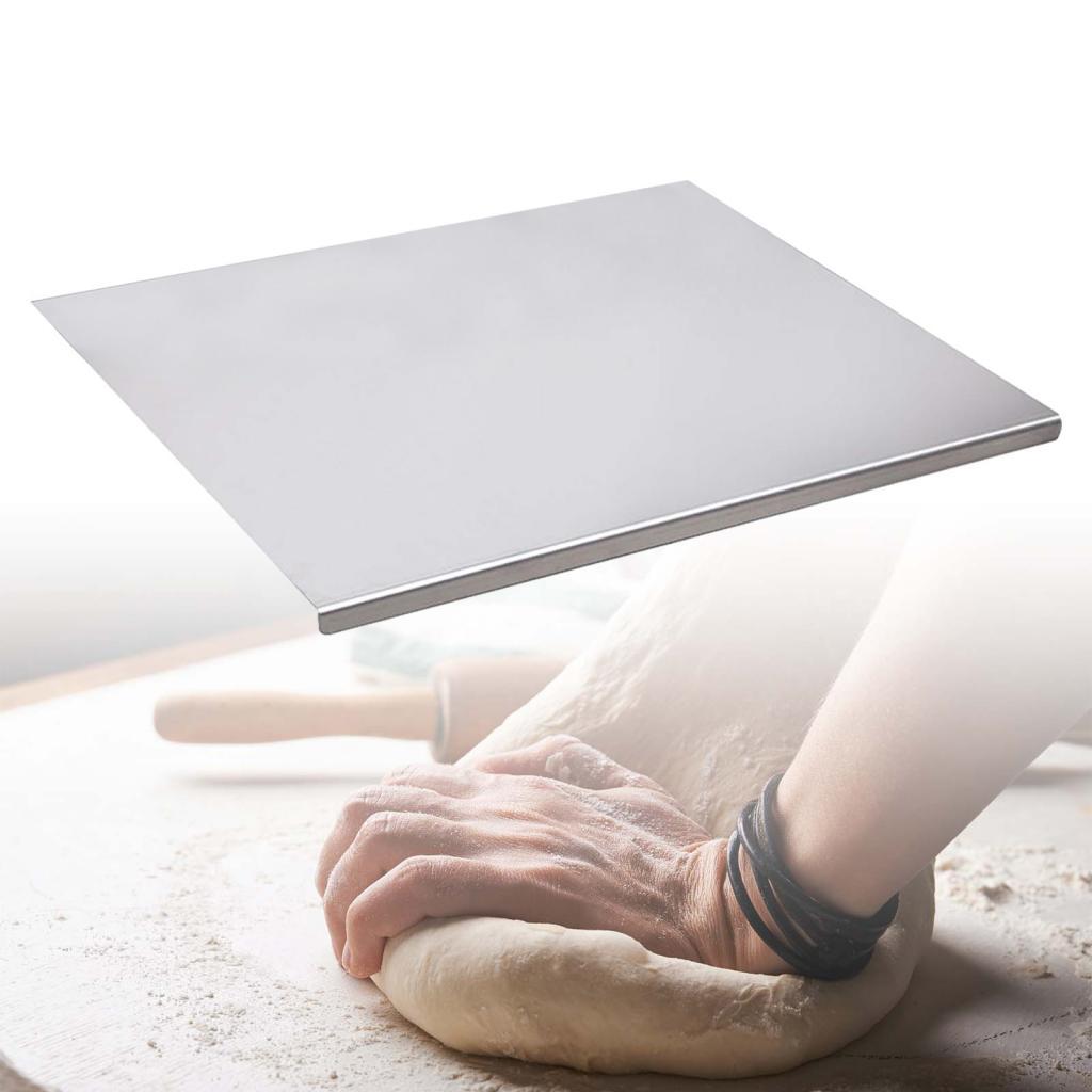 Board Stainless Steel Cutting Heavy Duty Non Slip Stable Surface Multipurpose Suitable for