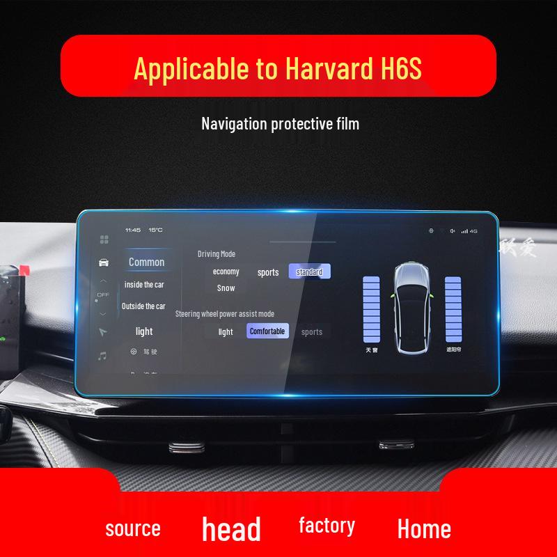 Tempered Film for Haval H6 2nd/3rd Gen: Navigation & Console Protection (25 Models)