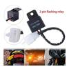 LED Flash Relay 150W 12A 2Pin Electronic  for Motorcycle Motor Turn Signal Bulb NEW TRD for Hyper Flash