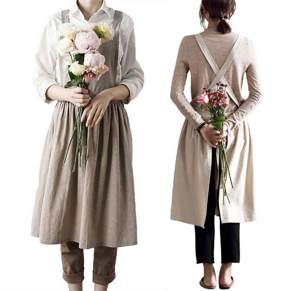 Adult/Children Kitchen Cooking Apron Minimalist Gardening Work Uniform  Florist Work