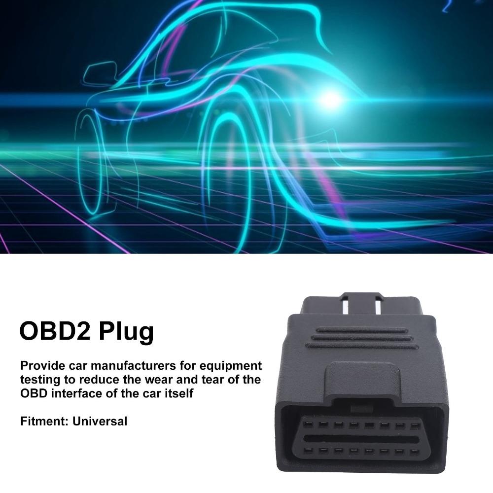 ABS OBD2 Connector Male To Female 16Pin OBD2 Adapter OBD Port Extension  OBD2 Interface Extension