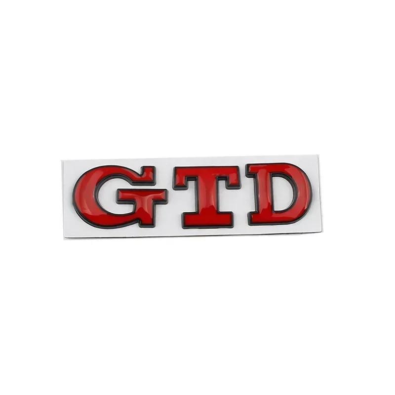 Golf 3 4 MK3 MK4 2026 Heiß für VW VOLKSWAGEN 3D Metallbuchstaben GTD Logo Auto Heckklappe Kofferraum Emblem Abzeichen Aufkleber für Volksw