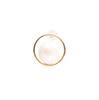 Bien Vetu Carving Pearl Ring Ring Gold-Filled Earrings
