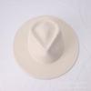 Autumn and winter fashion jazz top multi-color wool top hat daily travel photo concave wool felt hat women