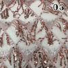 African Lace Fabric 2025 Sequins Embroidered Lace Fabric Diamond Fringe Wedding Dress Clothing Sewing Gauze Fabric 1Yard*1.5M