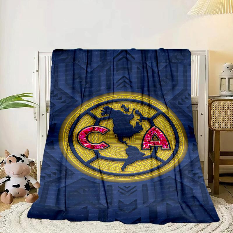 Club America Emblem Portable Blanket/Soft Blanket Bedding Blanket Suitable for Travel Camping Living Rooms Offices Sofas Fan Gifts
