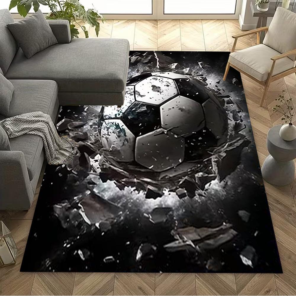 1pc Soccer Ball rug home carpet design for office decor gift living room bedroom