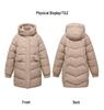 Women's Mid-Length Korean Style Thickened Winter Cotton Jacket - Loose Fit, Plus Size, Fashionable Coat