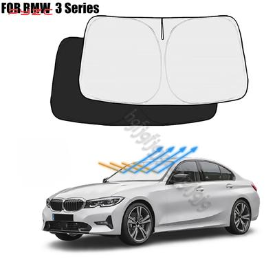 For BMW G20 G21 F30 F31 E90 E91 E92 E46  Car Windshield Sunshade Cover Front Window Sun Shade Visor Auto Interior UV Protection