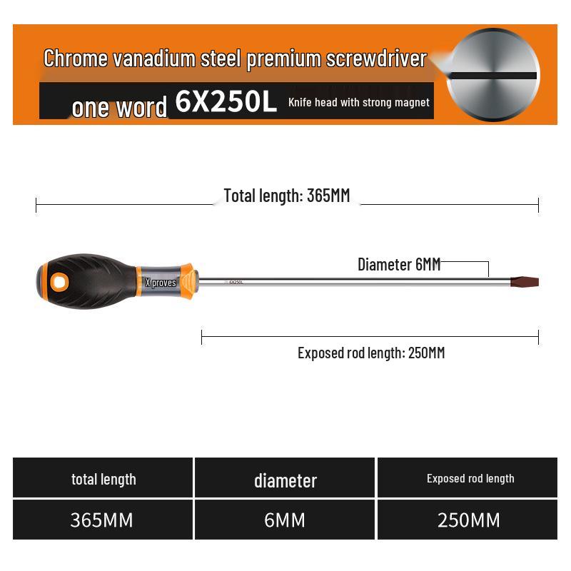 Industrial Grade Magnetic Screwdriver Set: Phillips, Slotted, Small Torx, Super Hard