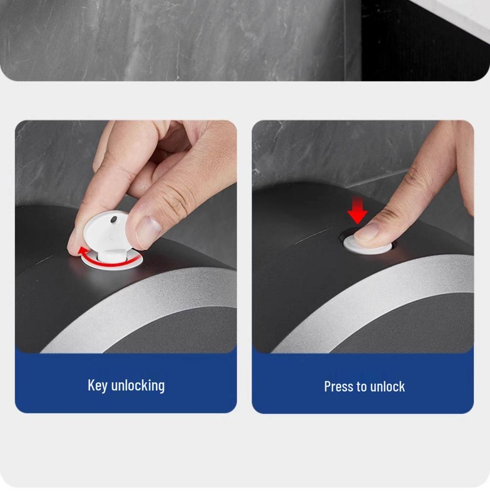 Large Waterproof Wall-Mounted Paper-Saving Tissue Box for Hotels