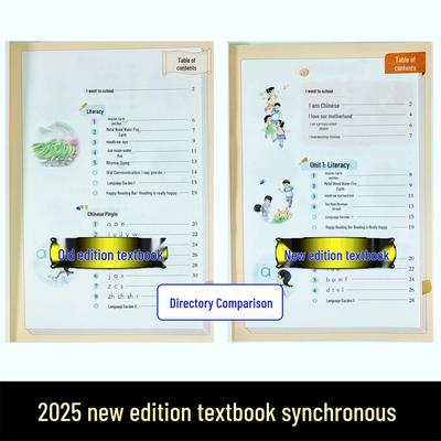 Renjiao Edition Calligraphy Practice Book: First Grade Semester 1 & Second Grade 2025 with Stroke Order
