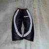 Pantaloni a gamba larga a righe ZYLLO Y2K Uomo Donna Casual Streetwear Quotidiano Pantaloni Sportivi Gotico Punk Hip Hop Street Larghi Elastico in Vita Pantaloni