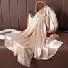 Premium Satin Crinkle Hijab Scarf Plain Muslim Women Hijabs Breathab Islam Women Turban Pleated Scarf Ramadan