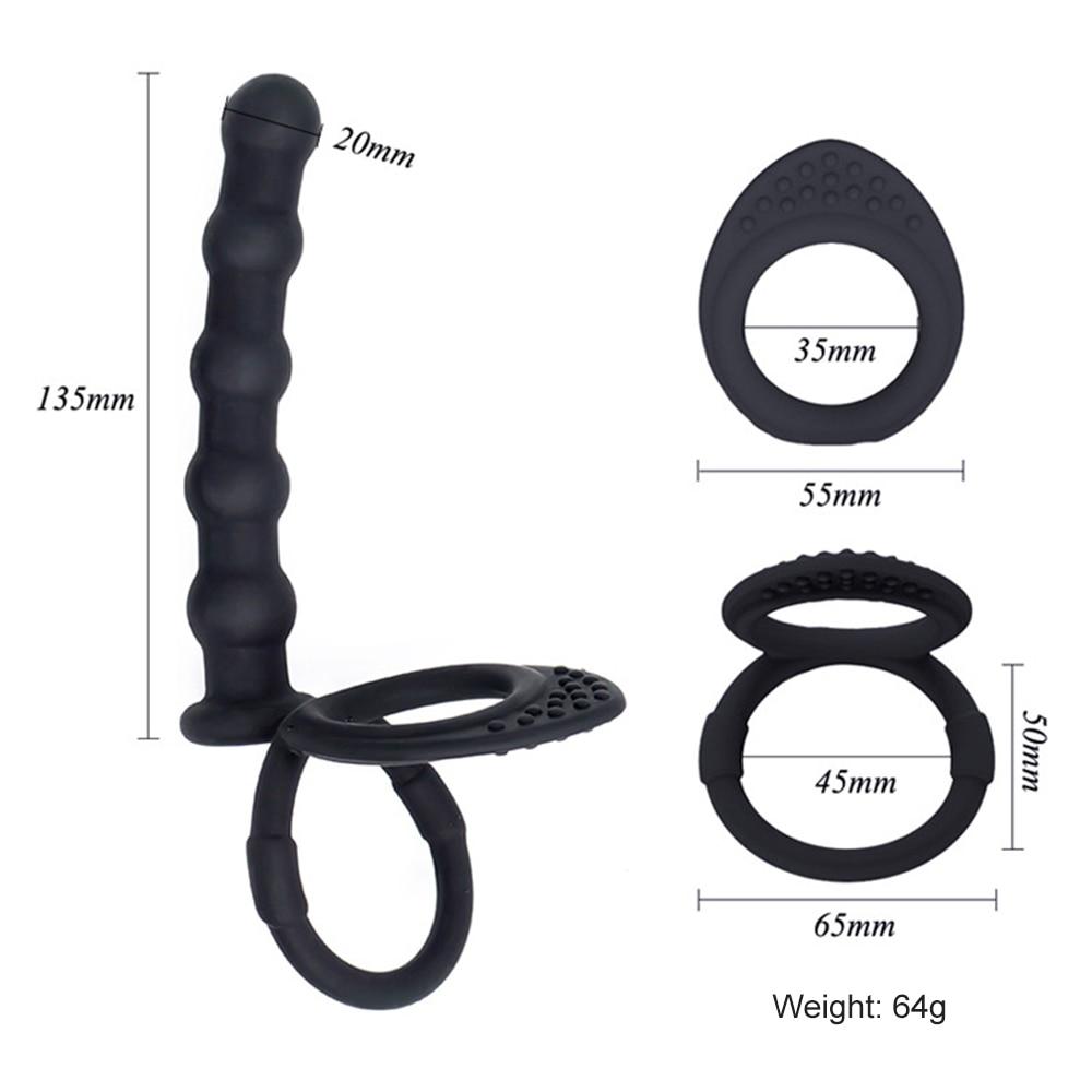 Anal Plug Sextoys Massager Sex Products Vaginal Stimulator with Wearable Silicone Anal Beads Dildo Sex Toys for Woman and