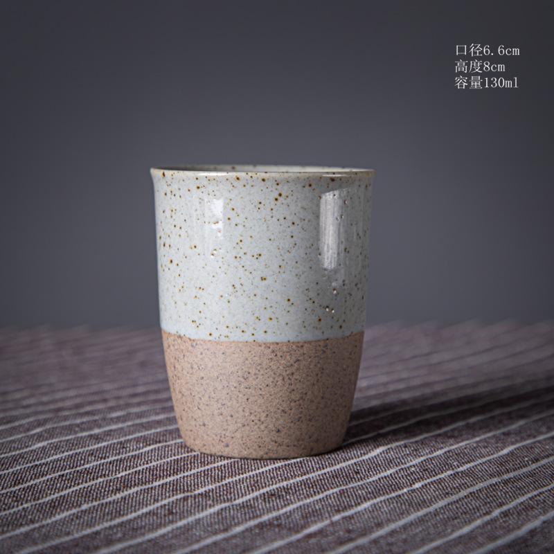 Ceramic Tea Cup Coarse Pottery Cup Personal Teacup Ceramic Retro Teacup Kung Fu Large Tea Bowl Kiln Change Single Cup
