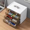 Transparent Multi-Layer Desk Organizer Drawer Box