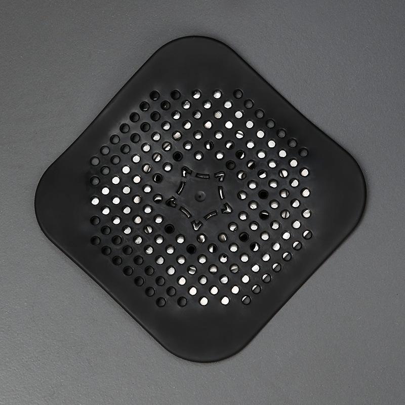 Floor Drain Hair Catcher Shower Anti-blocking Deodorant Stopper Silicone Pad Sink Plug Filter Sewer Strainer Bathroom Supplies