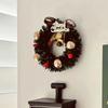 Creative Simulated Christmas Garland Mini Christmas Wreaths Decoration  Home Decoration