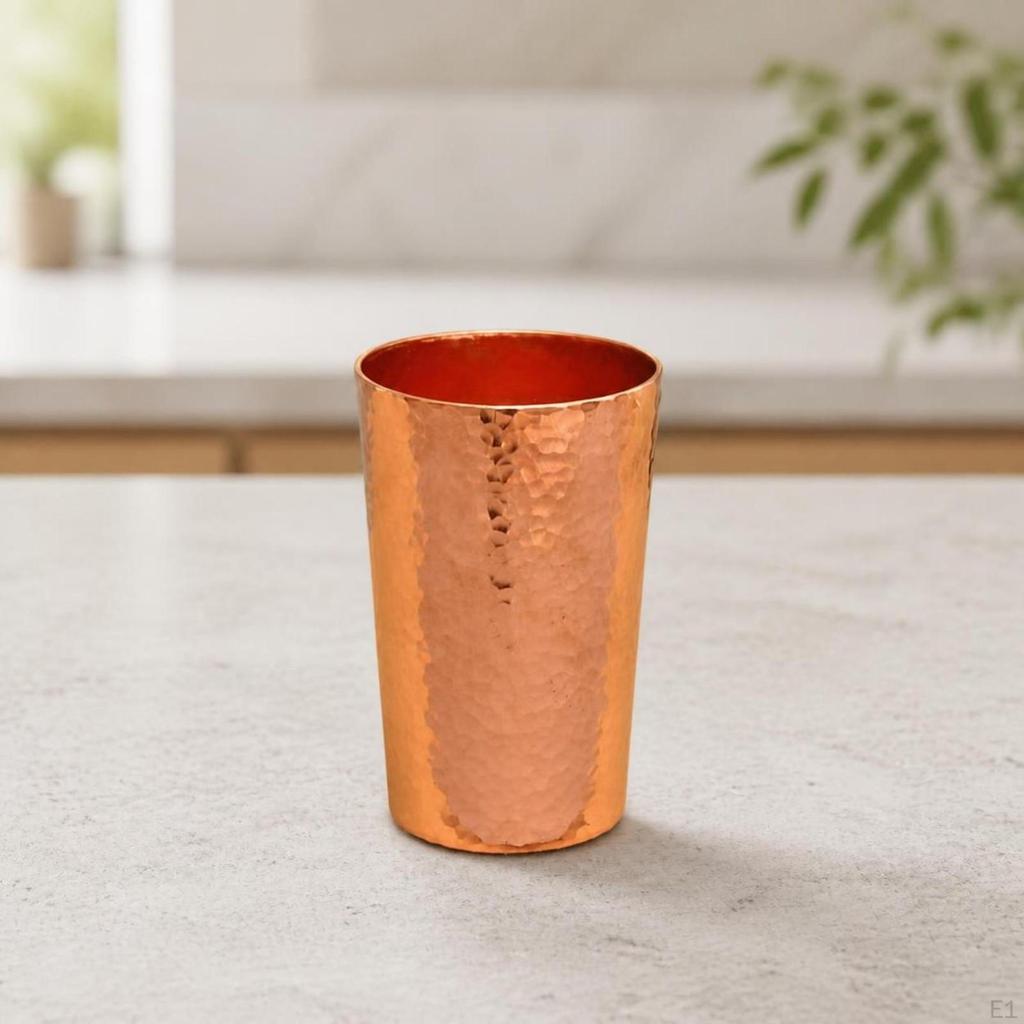 Copper Cup Eco-Friendly Water Daily Use for Home Bar, Cafe