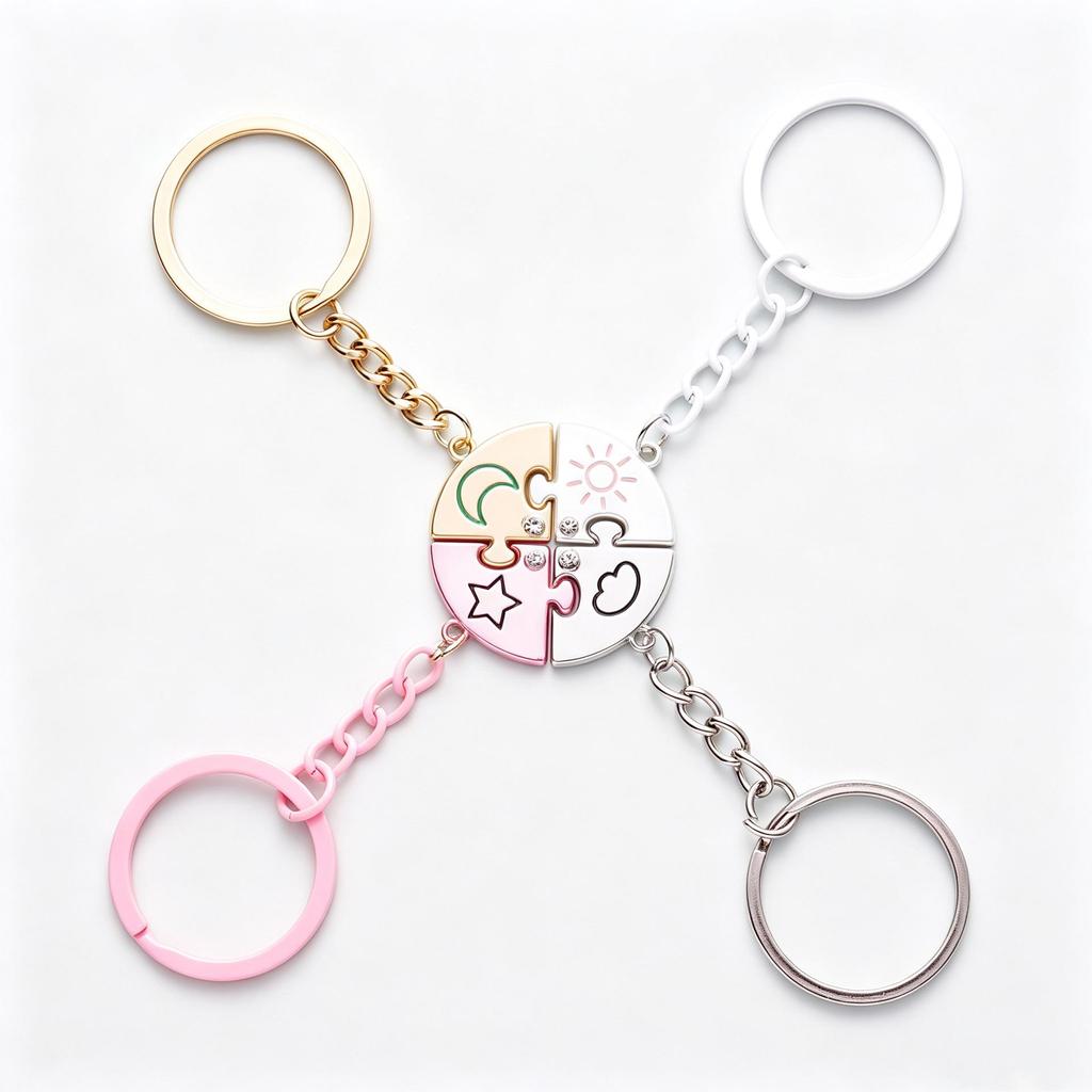 Best Friend Magnetic Necklace: Cute Back-to-School Gift & Birthday Pendant for Her