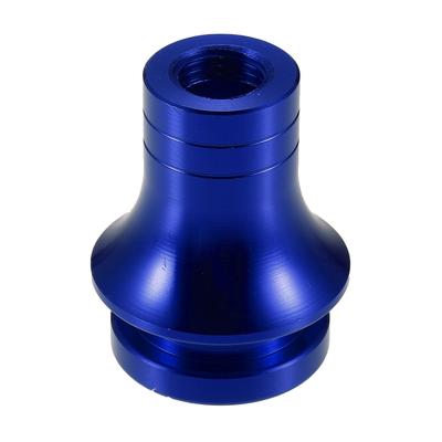 A ABSOPRO Car Gear Shift Knob Adapter M12x1.25 Shifter Boot Retainer Universal Manual Transmission Car Durable Aluminum Alloy Blue