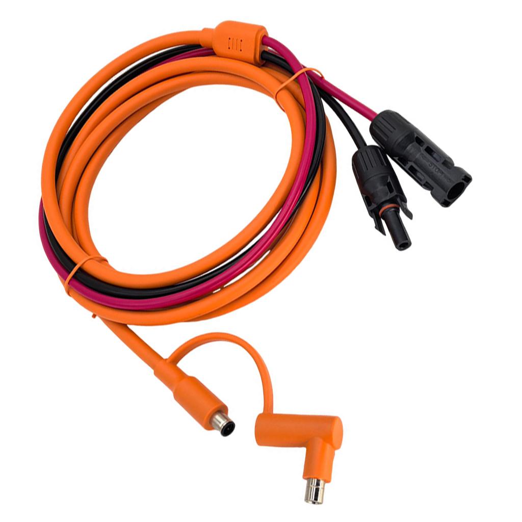 Solar Connector to DC7909/8020 Male Connector to Solar Connector Power Cable for Simultaneous Charging of Multiple Electronic Devices