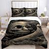 3pcs Bedding Set Skull Forest Includes 1 Comforter + 2 Pillowcases, Without Pillow Inserts, Soft Comfortable, Lightweight Breathable124