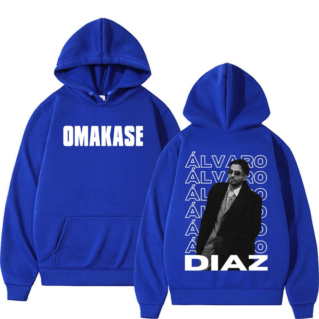 Omakase Alvaro Diaz Album Hoodies Men Women Fashion Hip Hop Sweatshirts Cozy Fleece Hoodie Pullovers