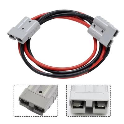 50A Auto Splitter PVC Detachable Reusable 50A Universal Battery Power Y Adapter Connector Cable For Forklifts Stackers